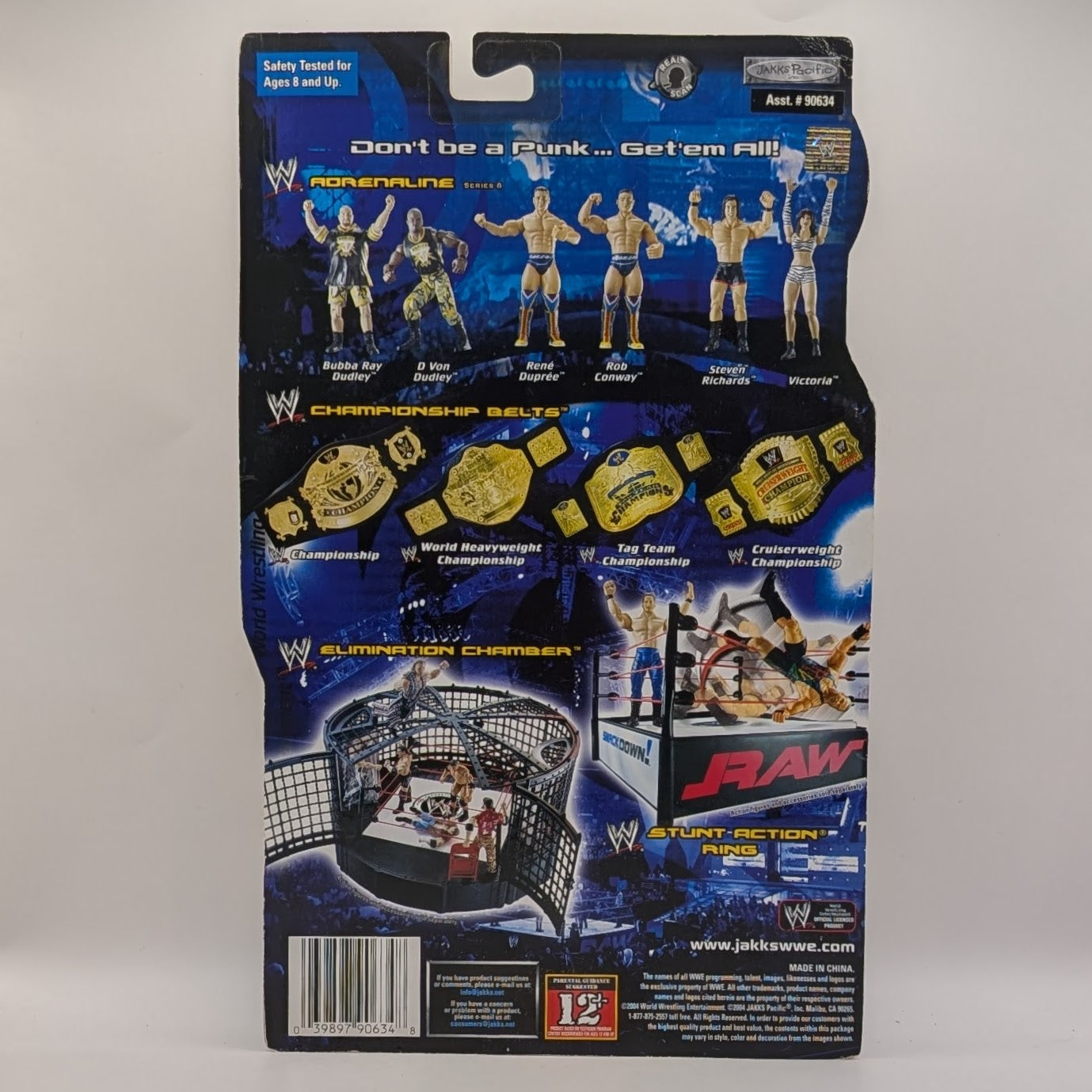 2004 WWE Jakks Pacific Ruthless Aggression Series 10.5 "Ring Rage" Jamie Noble