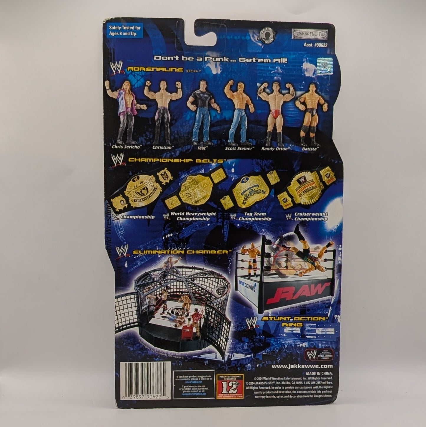 2004 WWE Jakks Pacific Ruthless Aggression Series 8.5 "Ring Rage" Rey Mysterio