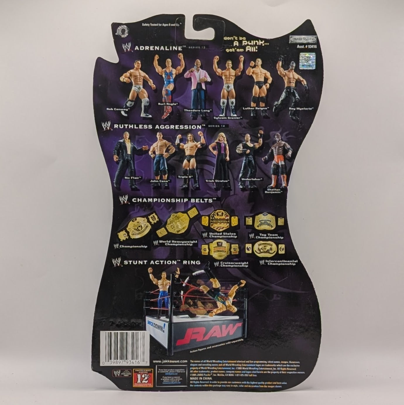 2005 WWE Jakks Pacific Ruthless Aggression Pay Per View Series 8 "New Year's Revolution" Maven