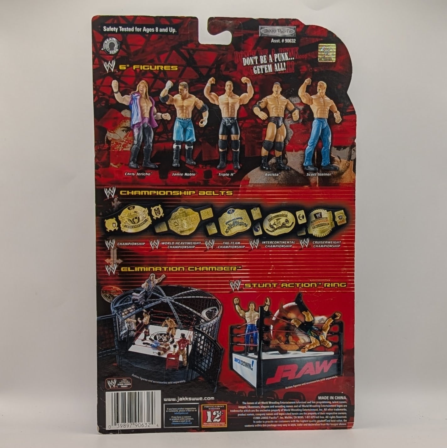 2004 WWE Jakks Pacific Ruthless Aggression Pay Per View Series 4 "Backlash" Shelton Benjamin