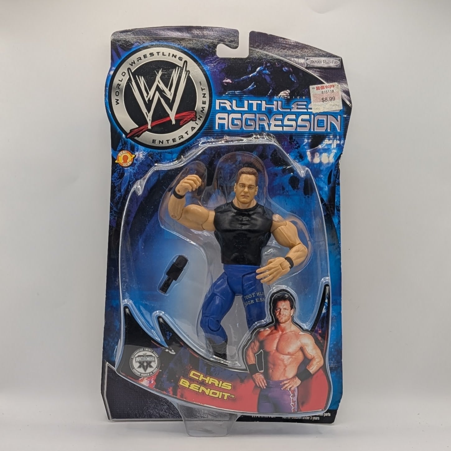 WWE クリスベノワ　ジャックス社　Jakks Pacific 新日本プロレス 2004 WWE Jakks Pacific Ruthless Aggression Series 7 Chris Benoit