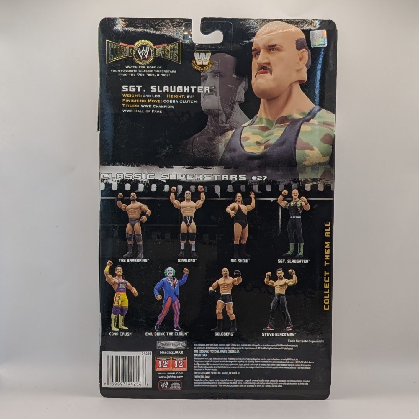 2009 WWE Jakks Pacific Classic Superstars Series 27 Sgt. Slaughter