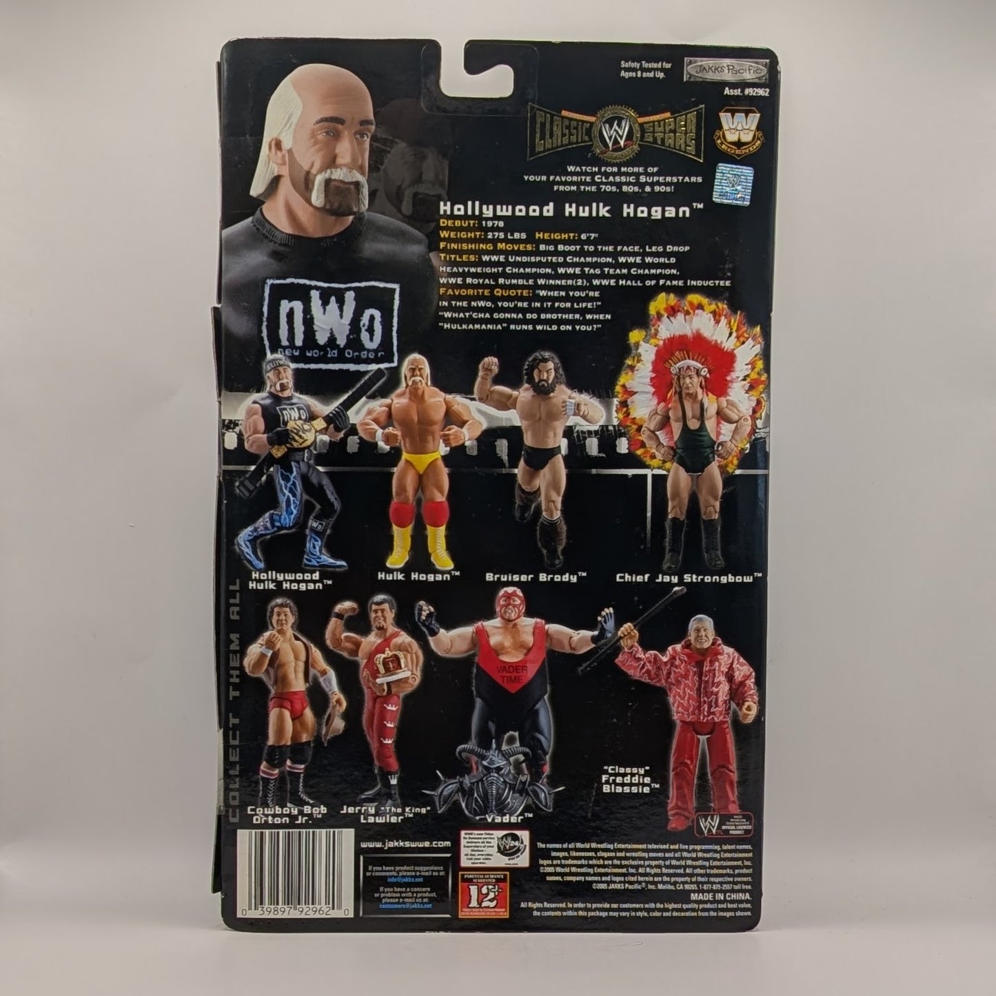 2005 WWE Jakks Pacific Classic Superstars Series 8 Hollywood Hulk Hogan