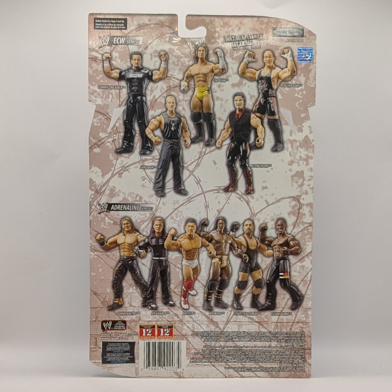 2007 WWE Jakks Pacific ECW Series 1 Sandman