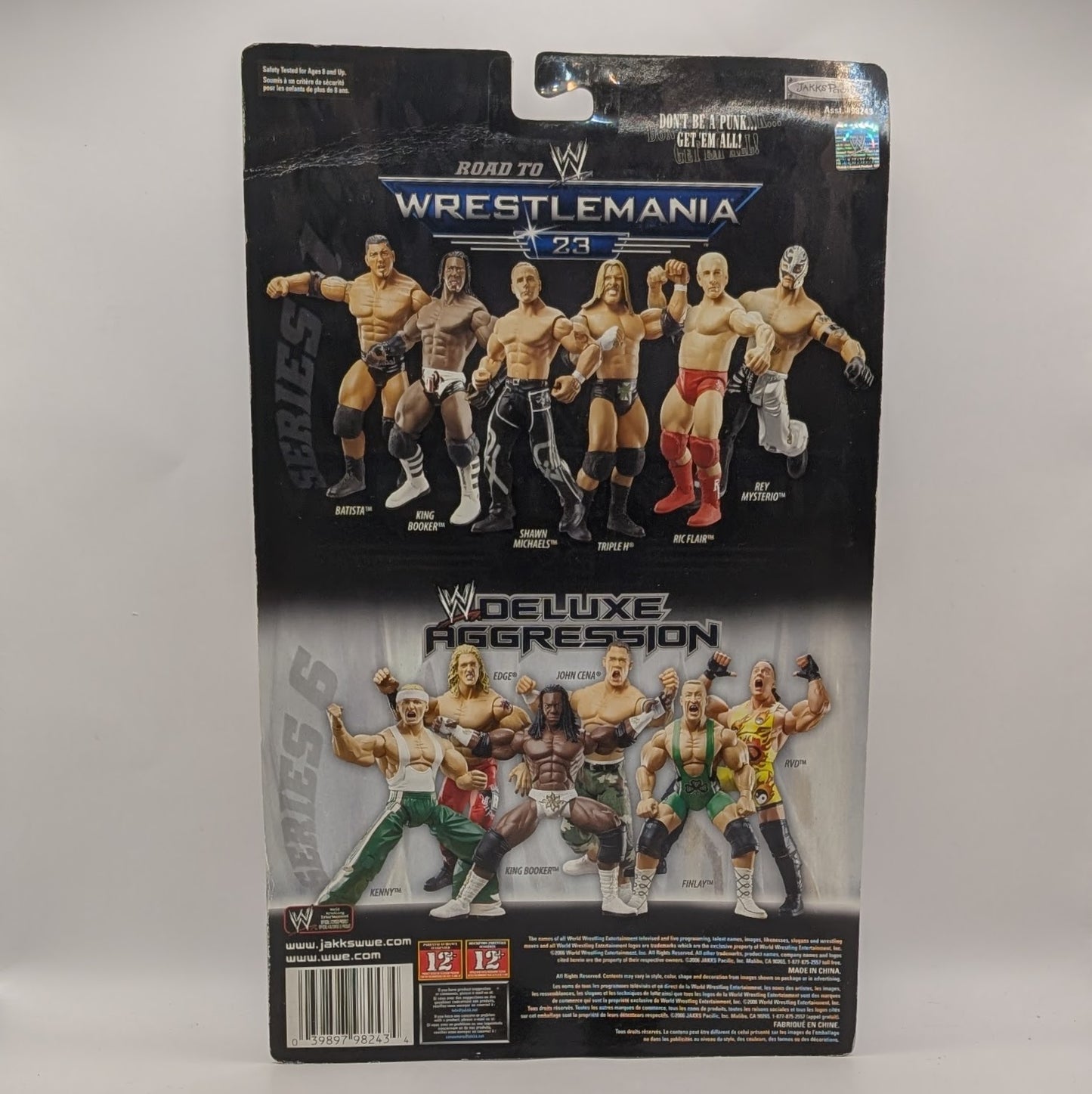 2006 WWE Jakks Pacific Ruthless Aggression Road to WrestleMania 23 Series 1 King Booker