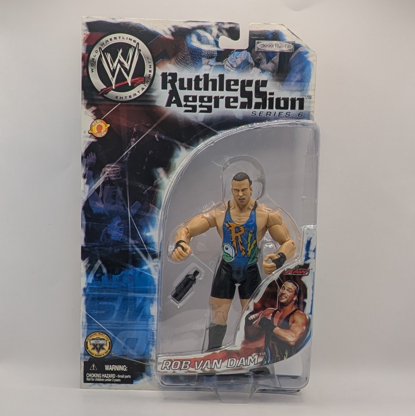 2004 WWE Jakks Pacific Ruthless Aggression Series 6 Rob Van Dam