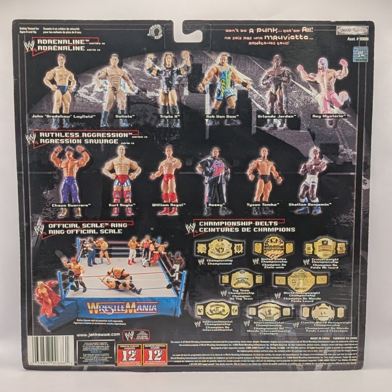 2005 WWE Jakks Pacific Ruthless Aggression WrestleMania 21 Signature Gear Series 2 Edge