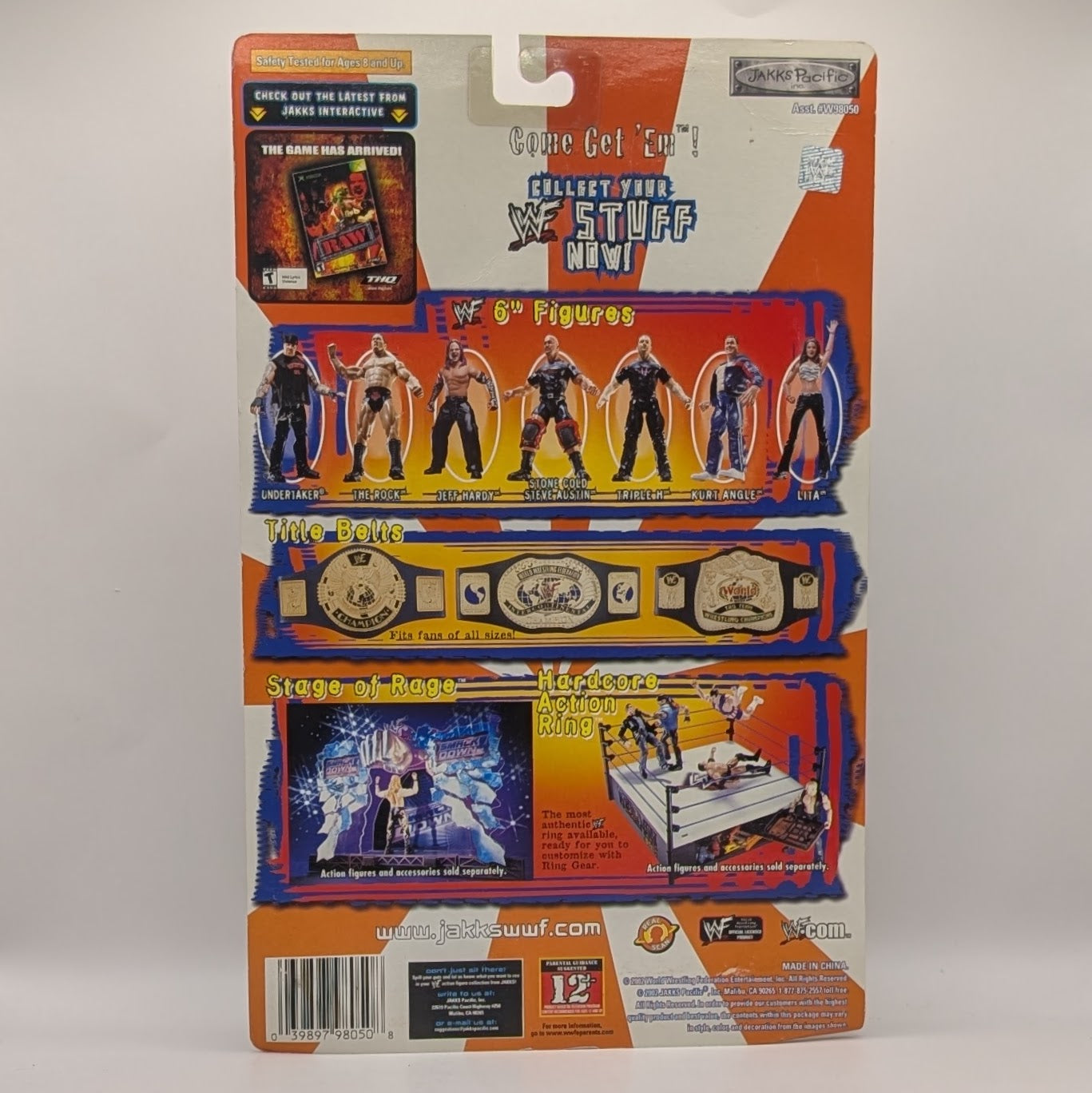 2002 WWF Jakks Pacific Titantron Live Royal Rumble Tazz