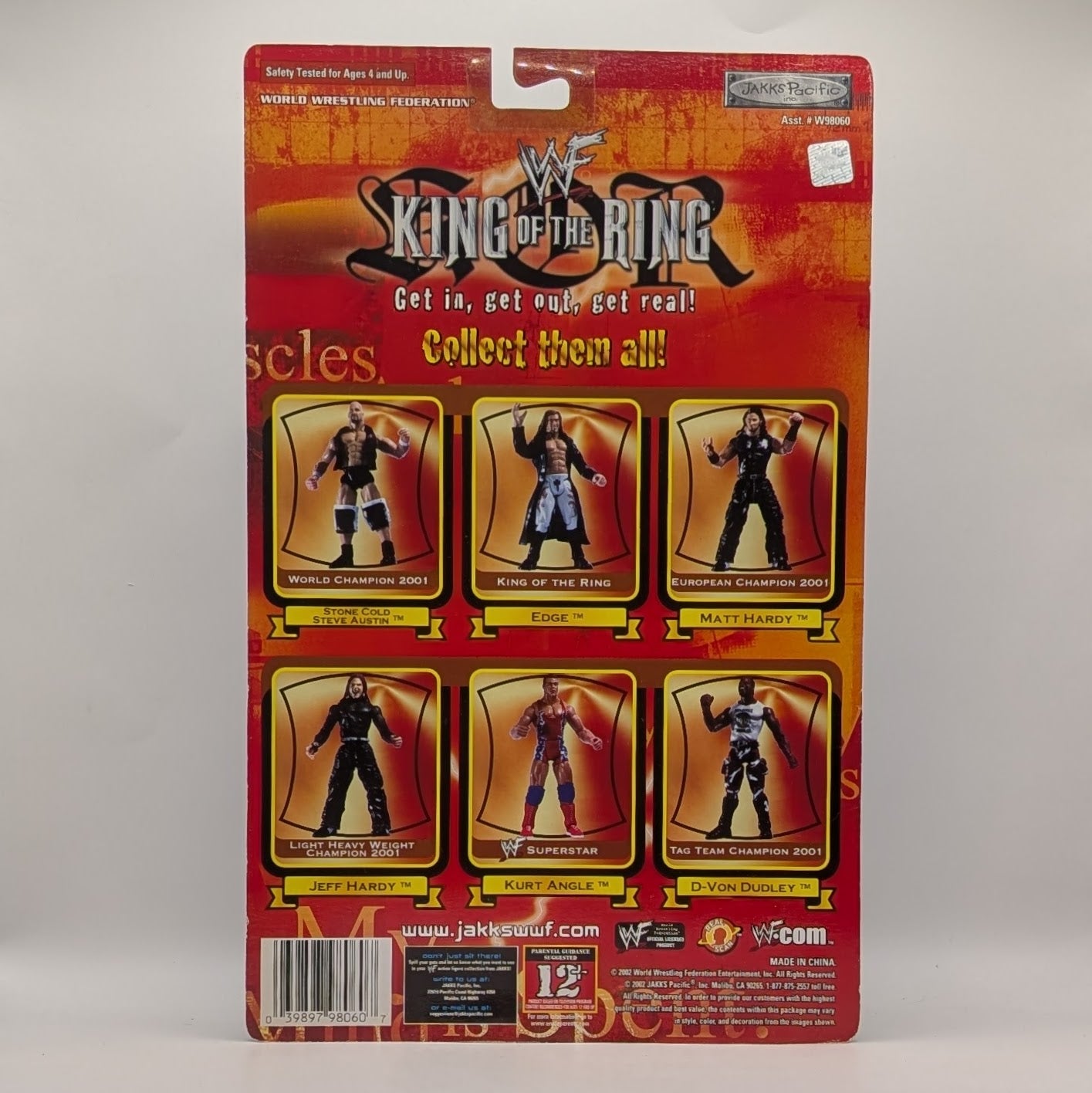 2002 WWF Jakks Pacific Titantron Live King of the Ring Series 1 Edge