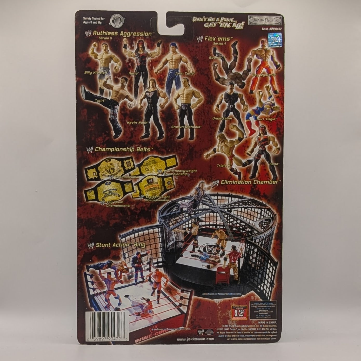 2003 WWE Jakks Pacific Ruthless Aggression Pay Per View Series 1 "Pay Per View Winners" Booker T