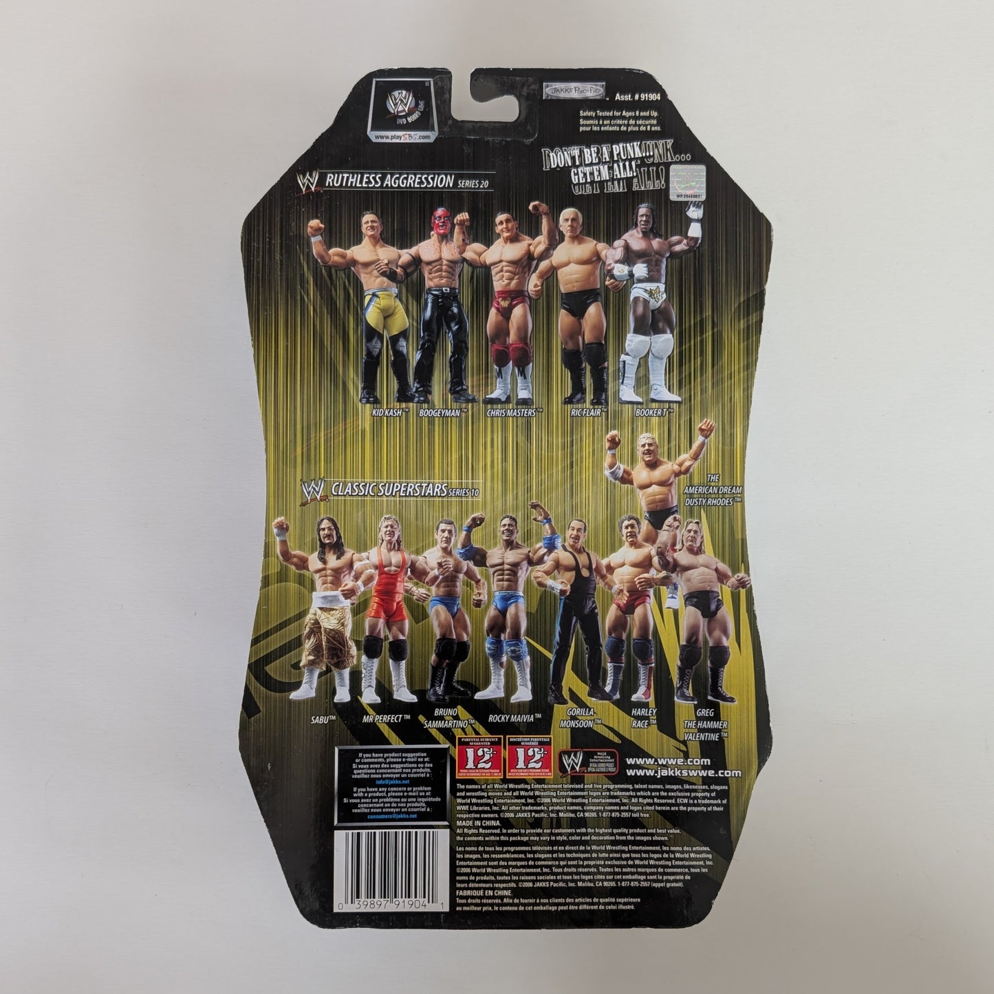 2006 WWE Jakks Pacific Ruthless Aggression Series 20 Booker T