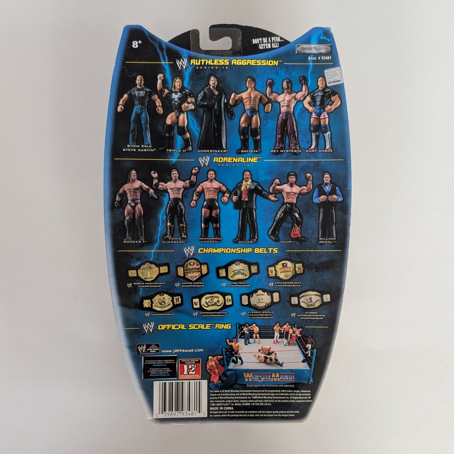 2005 WWE Jakks Pacific Ruthless Aggression Series 16 Steve Austin