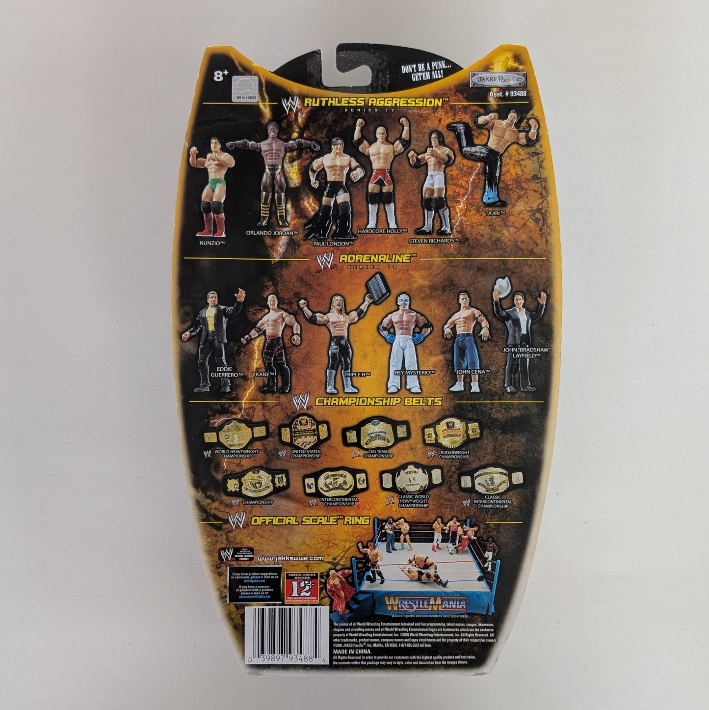 2005 WWE Jakks Pacific Ruthless Aggression Series 17 Nunzio