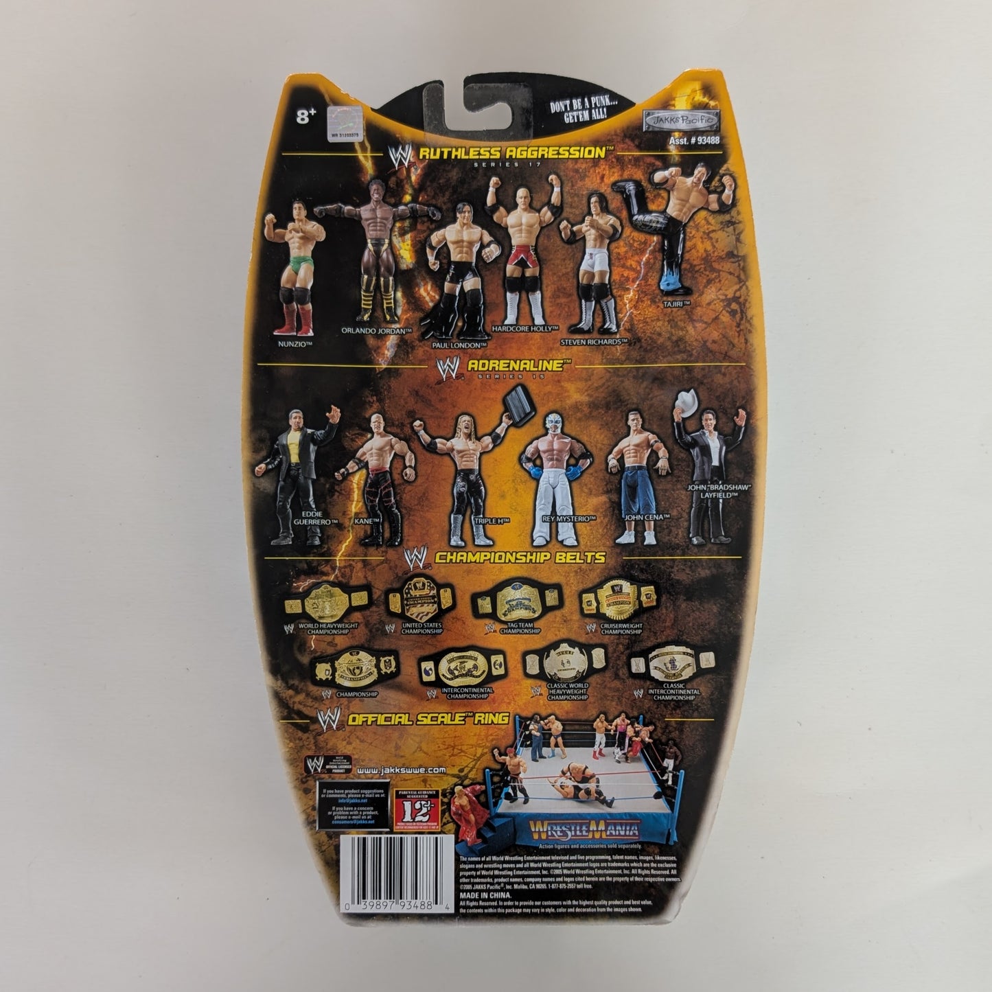 2005 WWE Jakks Pacific Ruthless Aggression Series 17 Tajiri