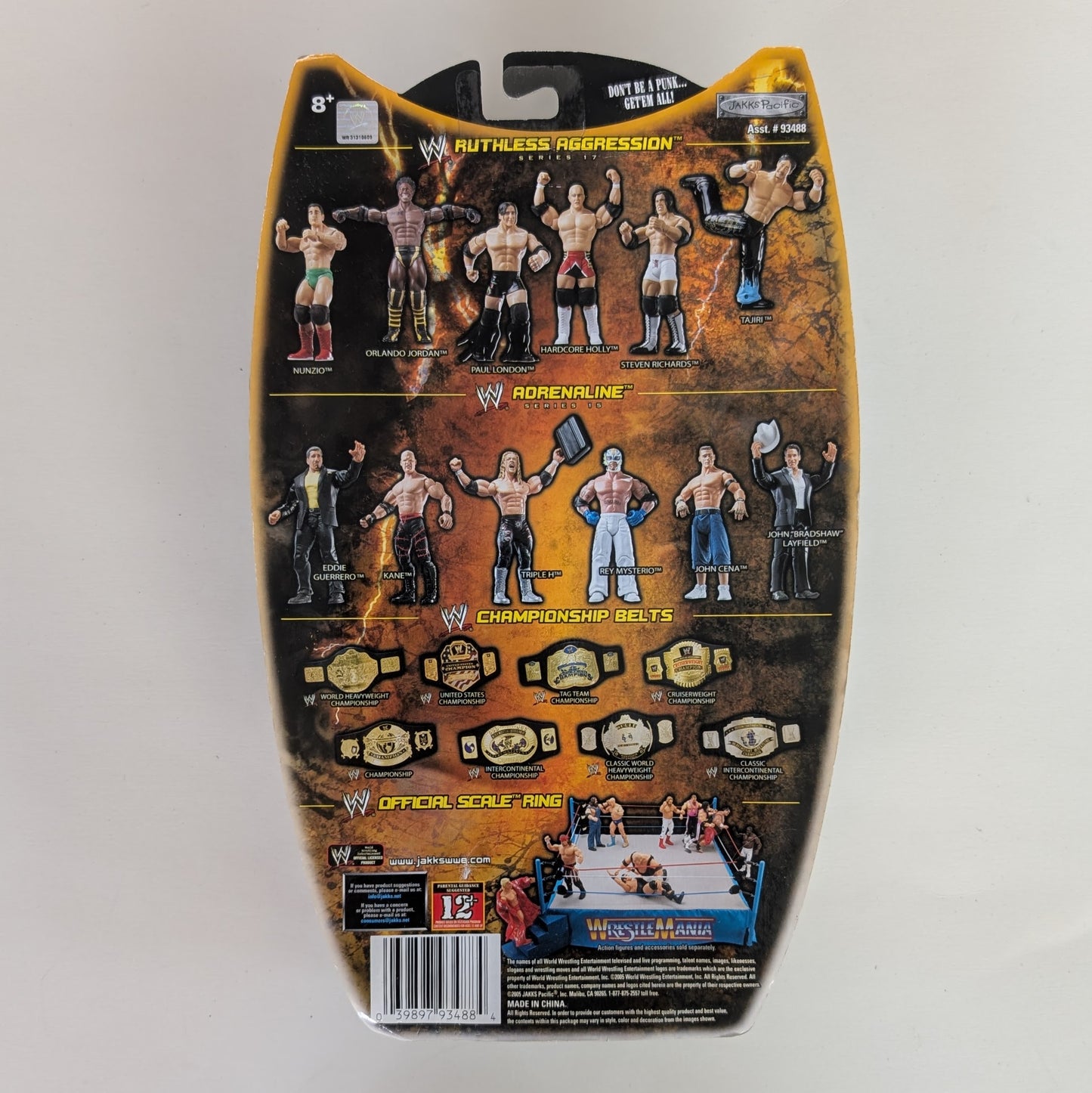 2005 WWE Jakks Pacific Ruthless Aggression Series 17 Stevie Richards