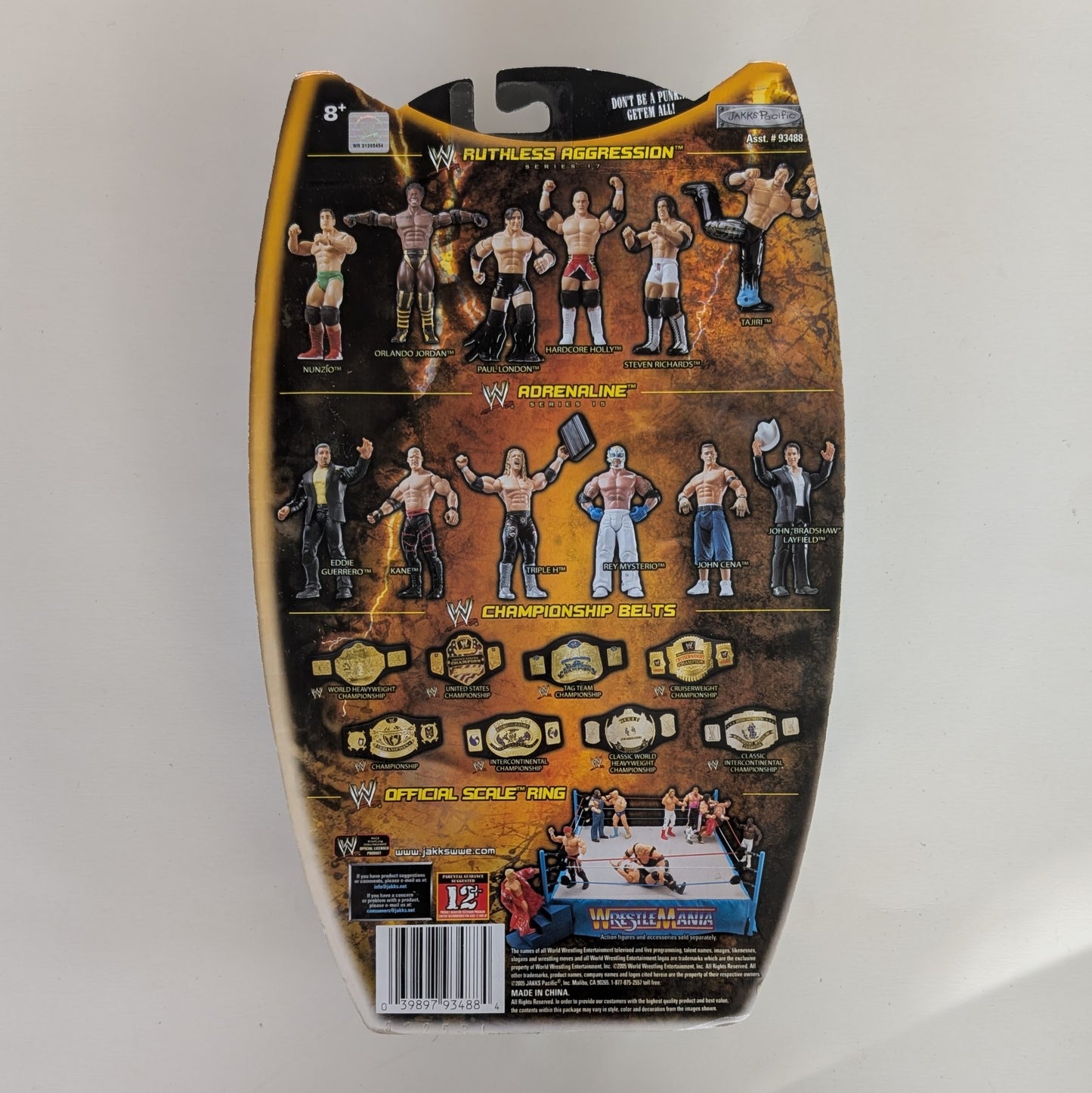 2005 WWE Jakks Pacific Ruthless Aggression Series 17 Orlando Jordan