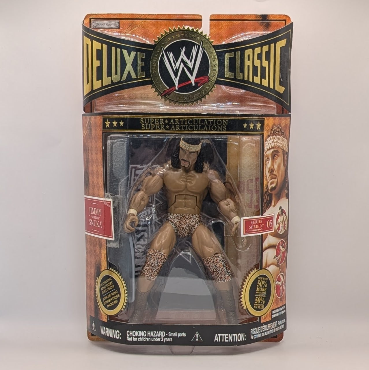 2008 WWE Jakks Pacific Deluxe Classic Superstars Series 5 Jimmy