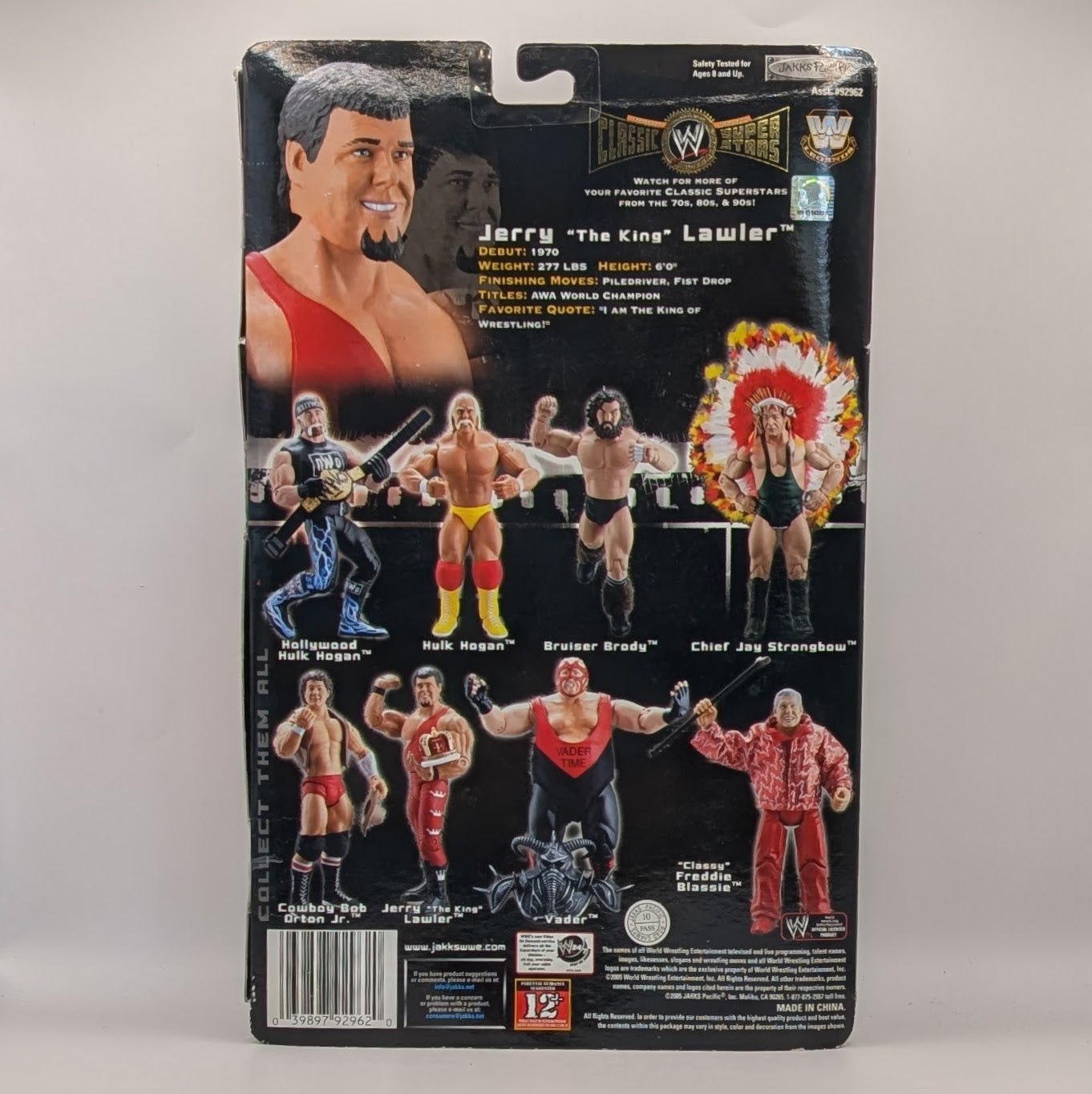 2005 WWE Jakks Pacific Classic Superstars Series 8 Jerry "The King" Lawler
