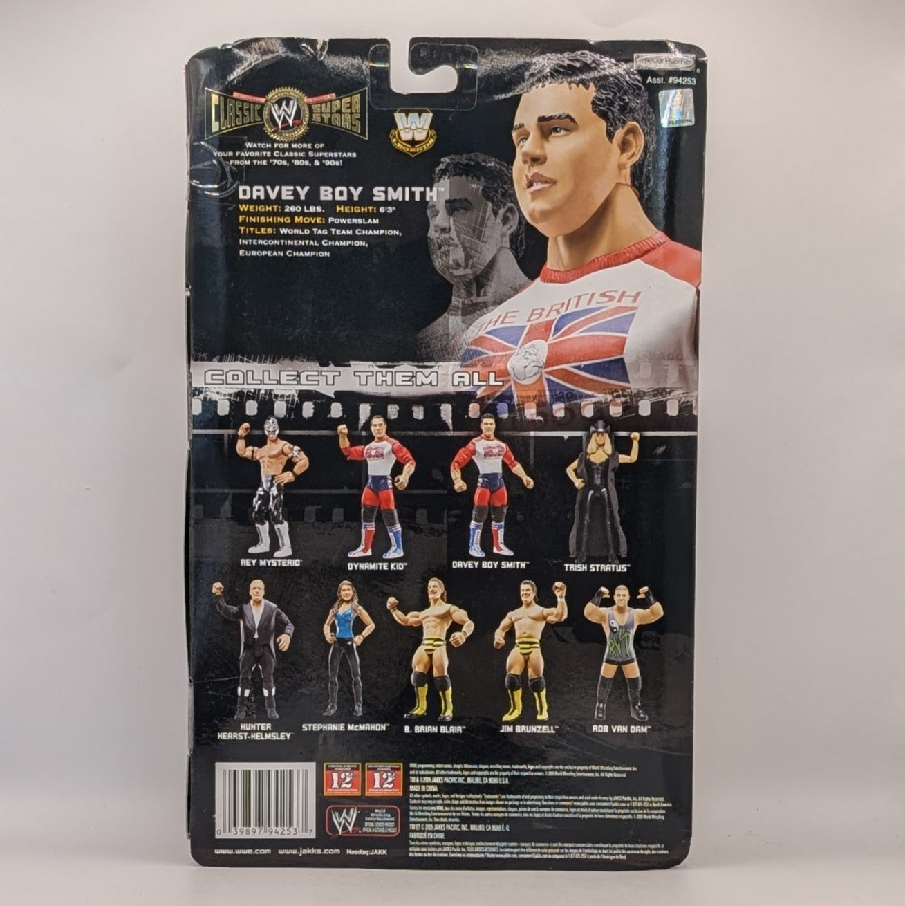 2009 WWE Jakks Pacific Classic Superstars Series 24 Davey Boy Smith