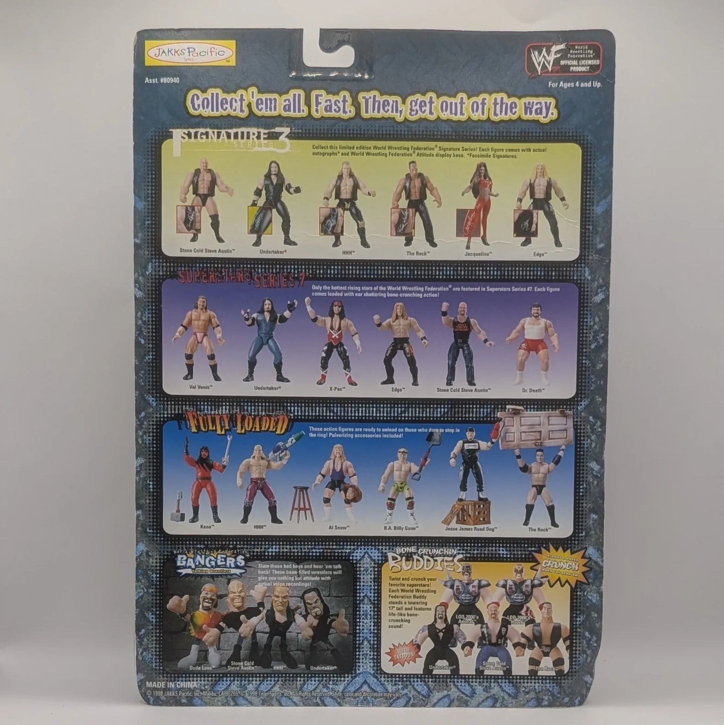 1999 WWF Jakks Pacific Signature Series 3 Stone Cold Steve Austin