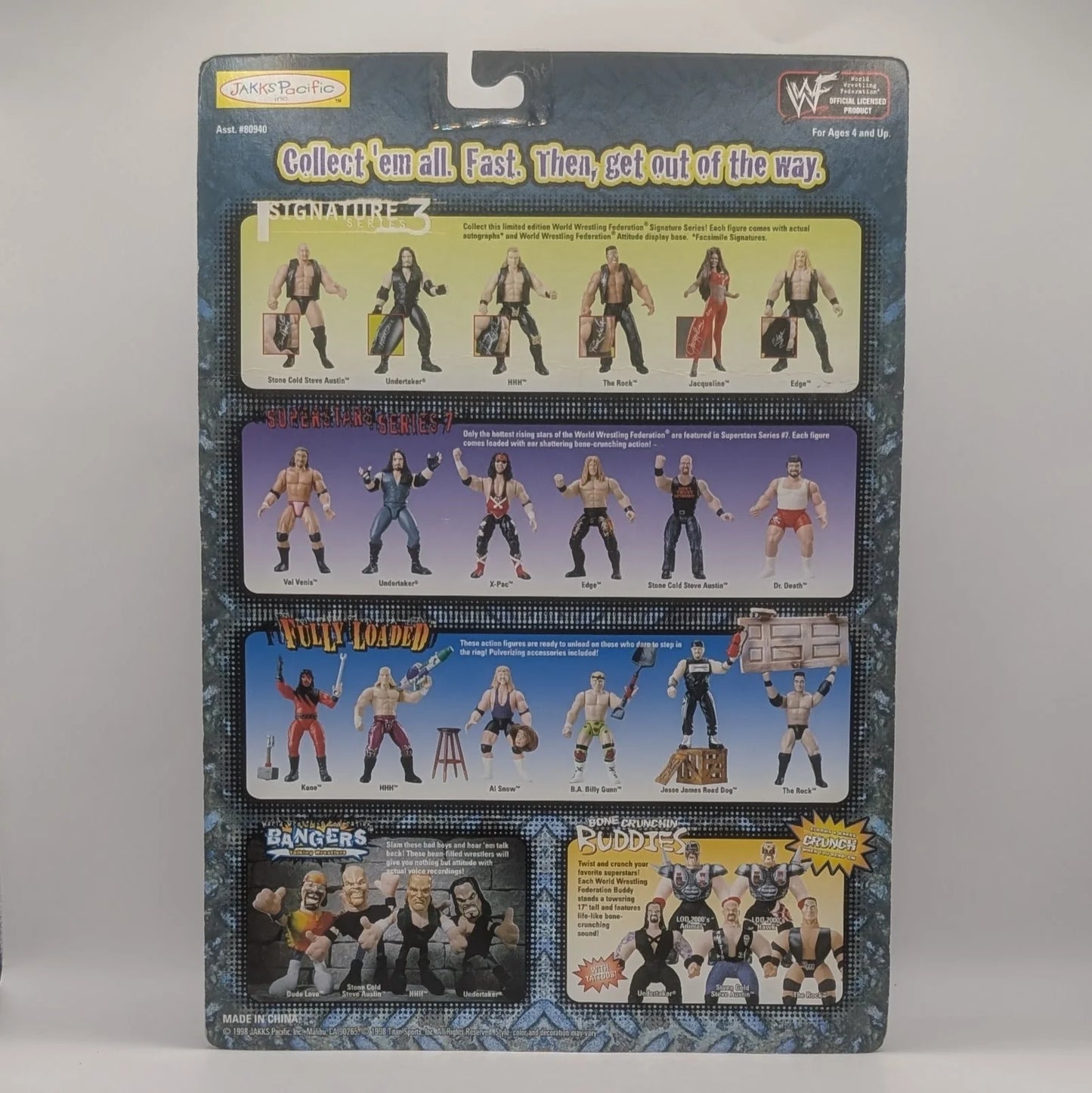 1999 WWF Jakks Pacific Signature Series 3 Edge