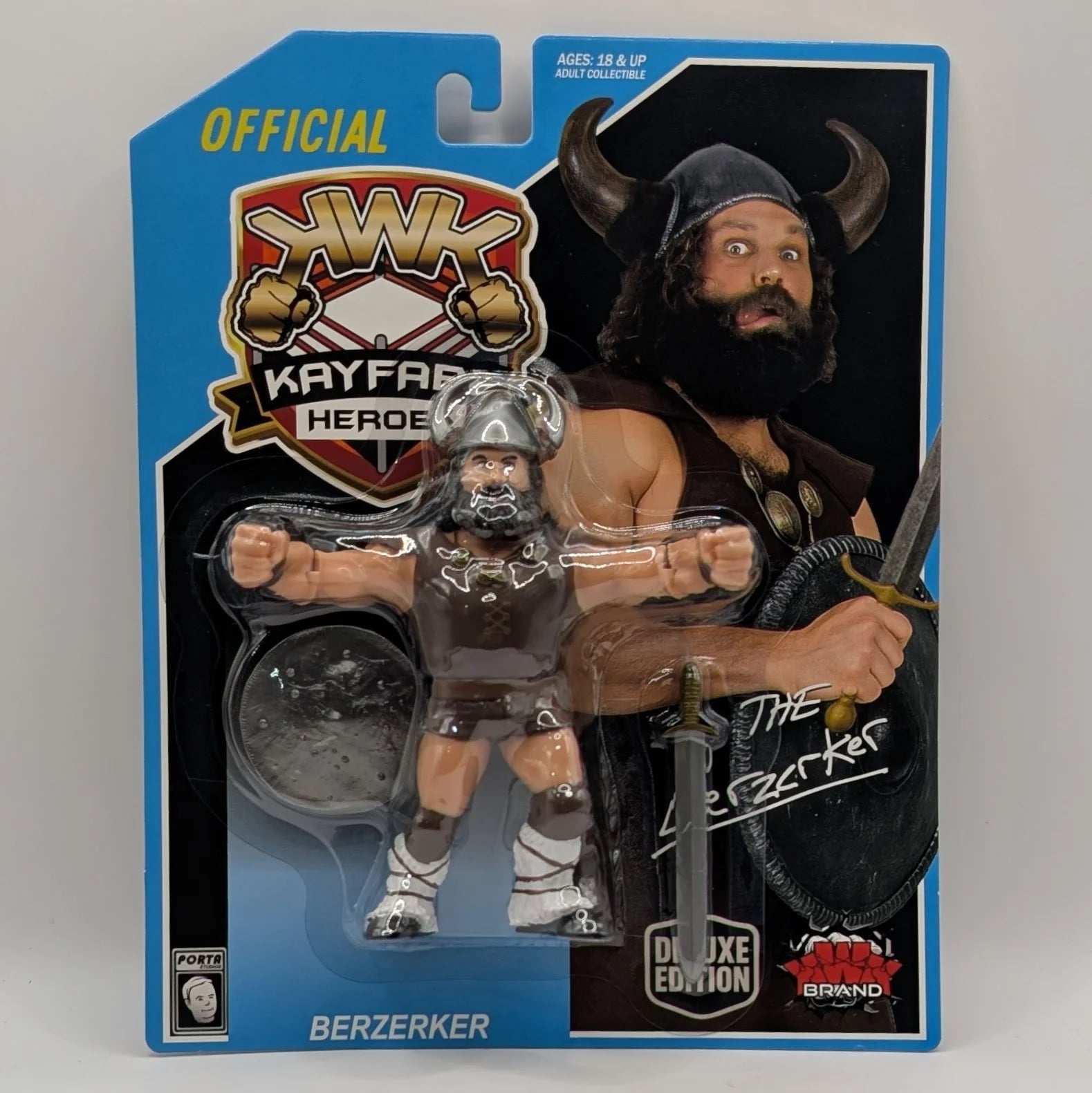 Kare フィギュア キングドッグ ブラウン 2025 KWK Kayfabe Heroes Deluxe Edition The Berzerker [With Brown