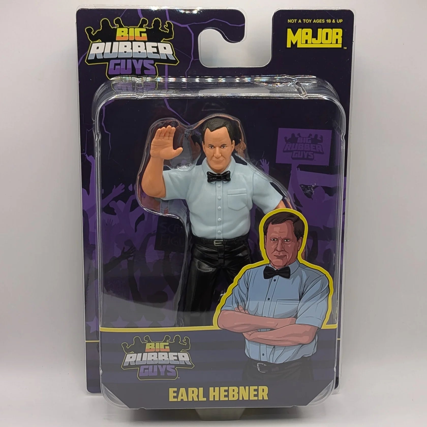 2025 MAJOR Big Rubber Guys Earl Hebner [Exclusive] – Wrestling