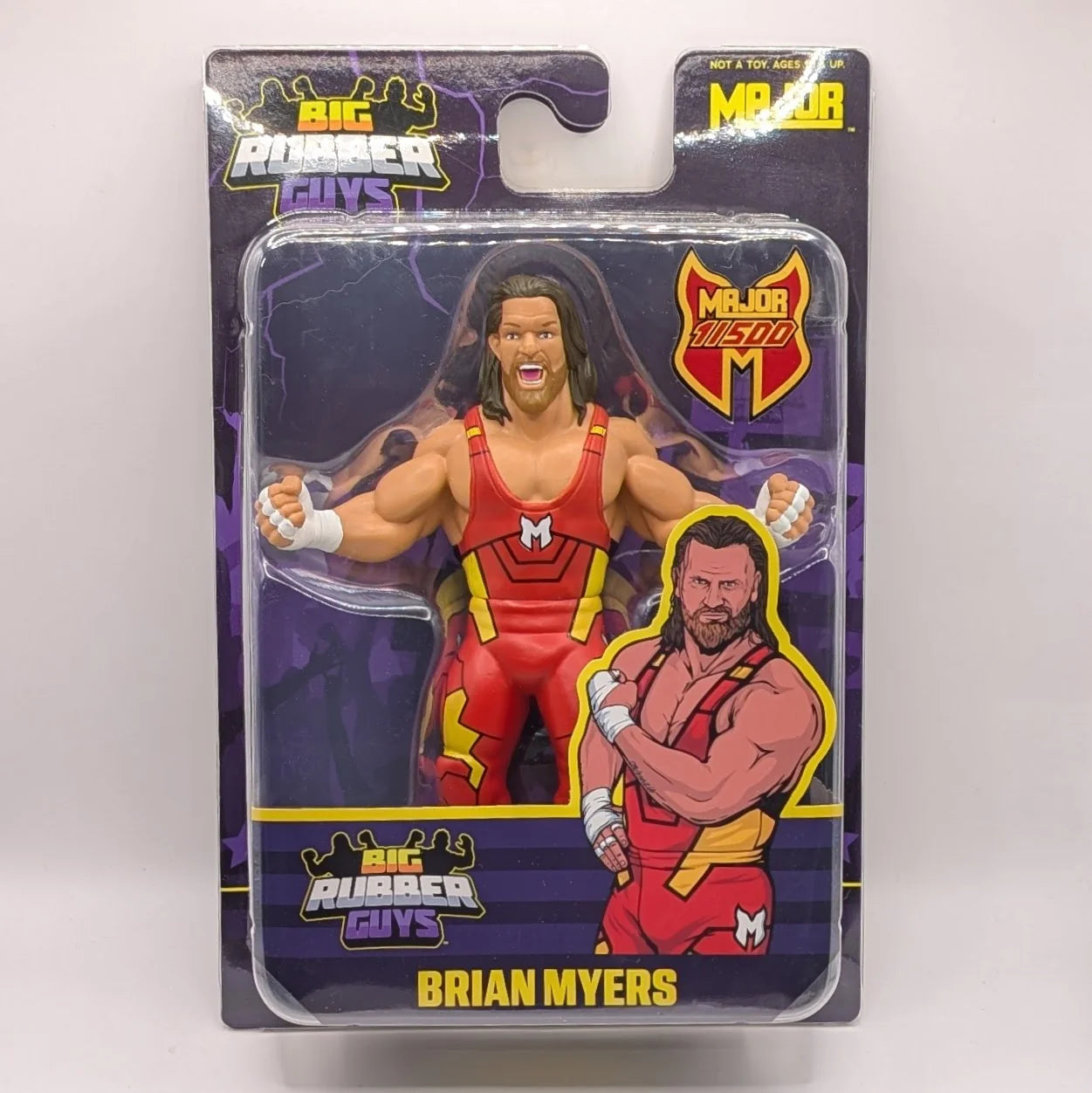 2025 MAJOR Big Rubber Guys NYCC Exclusive Brian Myers – Wrestling