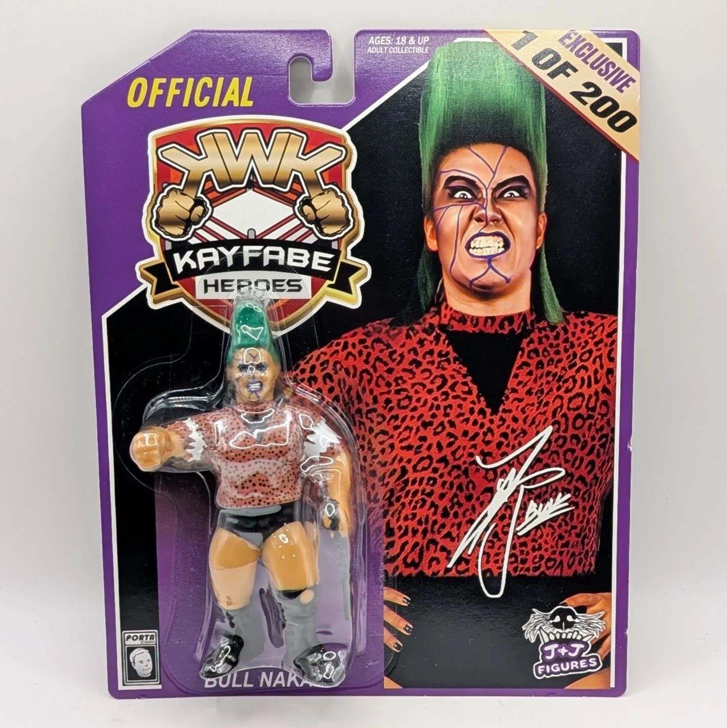 ブル中野 KAYFABE HEROES ハズブロ風　WWE WWF 2025 KWK Kayfabe Heroes Bull Nakano [Exclusive] – Wrestling Figure