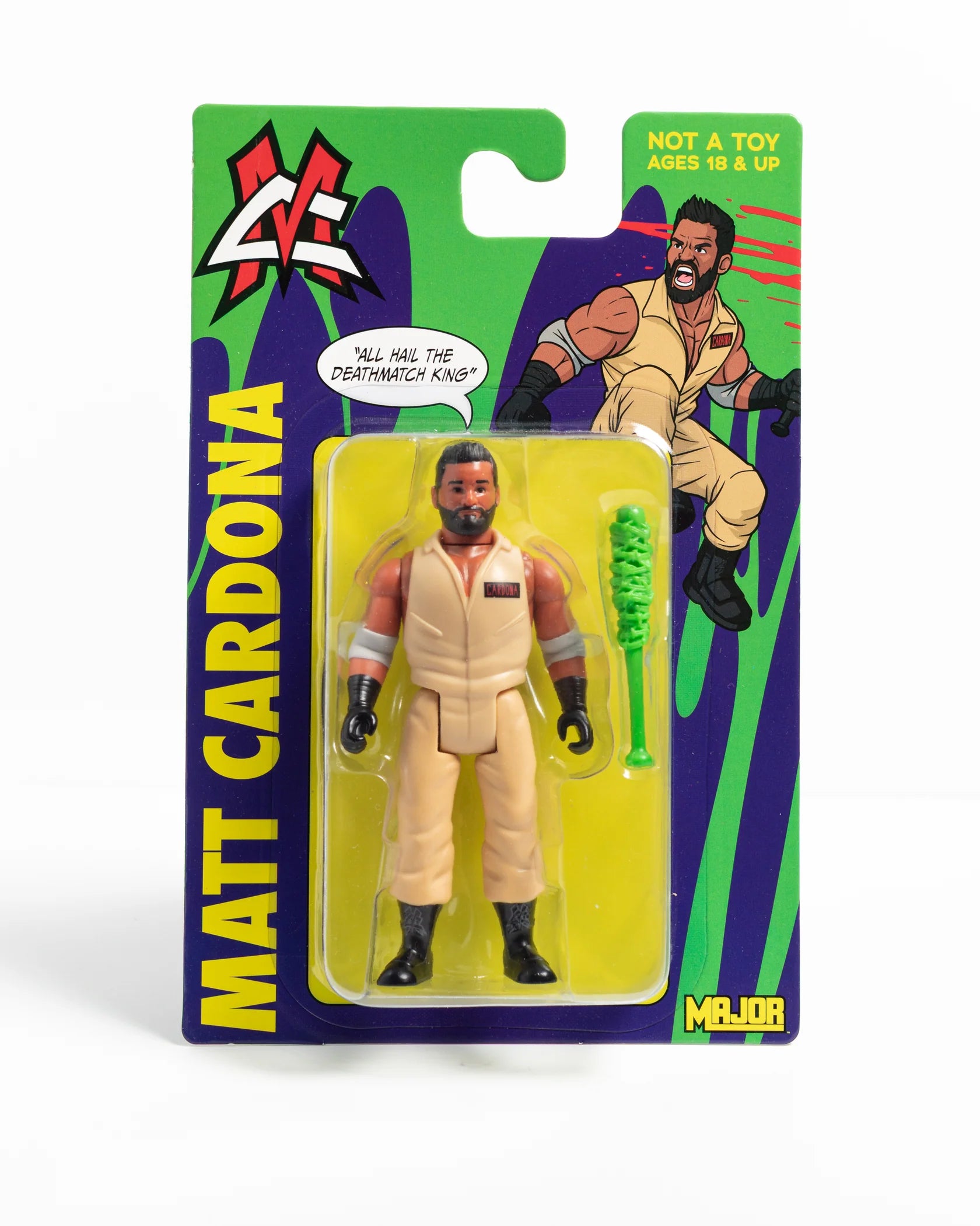 2025 MAJOR Deathmatch Busters Matt Cardona [With Barbed Wire Bat