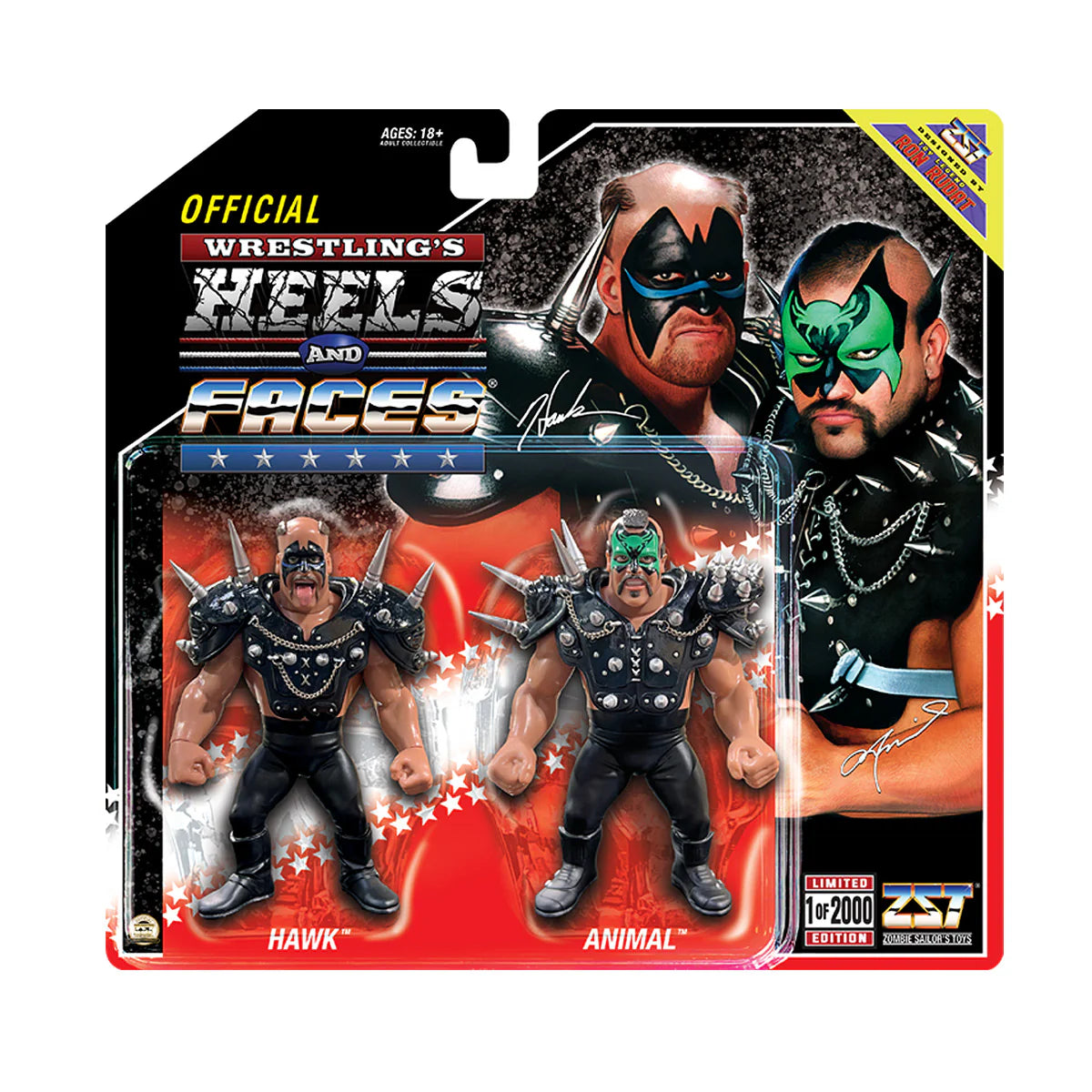2025 Zombie Sailor's Toys Wrestling's Heels & Faces Multipack: The
