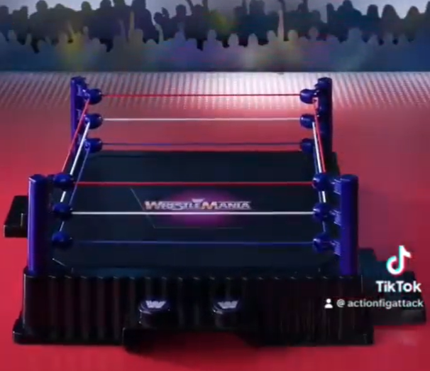 2024 WWE Mattel WrestleMania Official Retro Ring