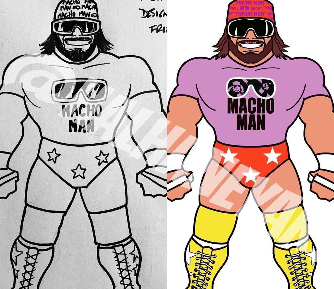 2021 WWE Walmart Canada Exclusive 24" Plush "Macho Man" Randy Savage