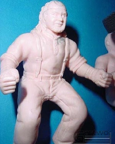 Unreleased WWF Jakks Pacific Thumb Wrestlers Chainsaw Charlie
