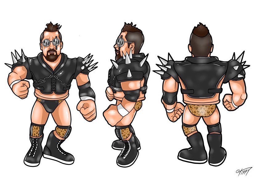 Unreleased Chella Toys Wrestling Megastars Marty Scurll