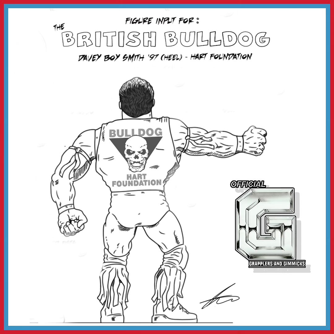 2024 Hasttel Toy Grapplers & Gimmicks British Bulldog '97