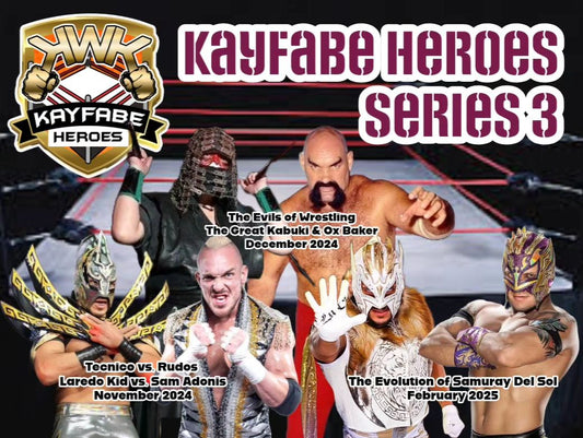 KWK Kayfabe Heroes Series 3 Laredo Kid