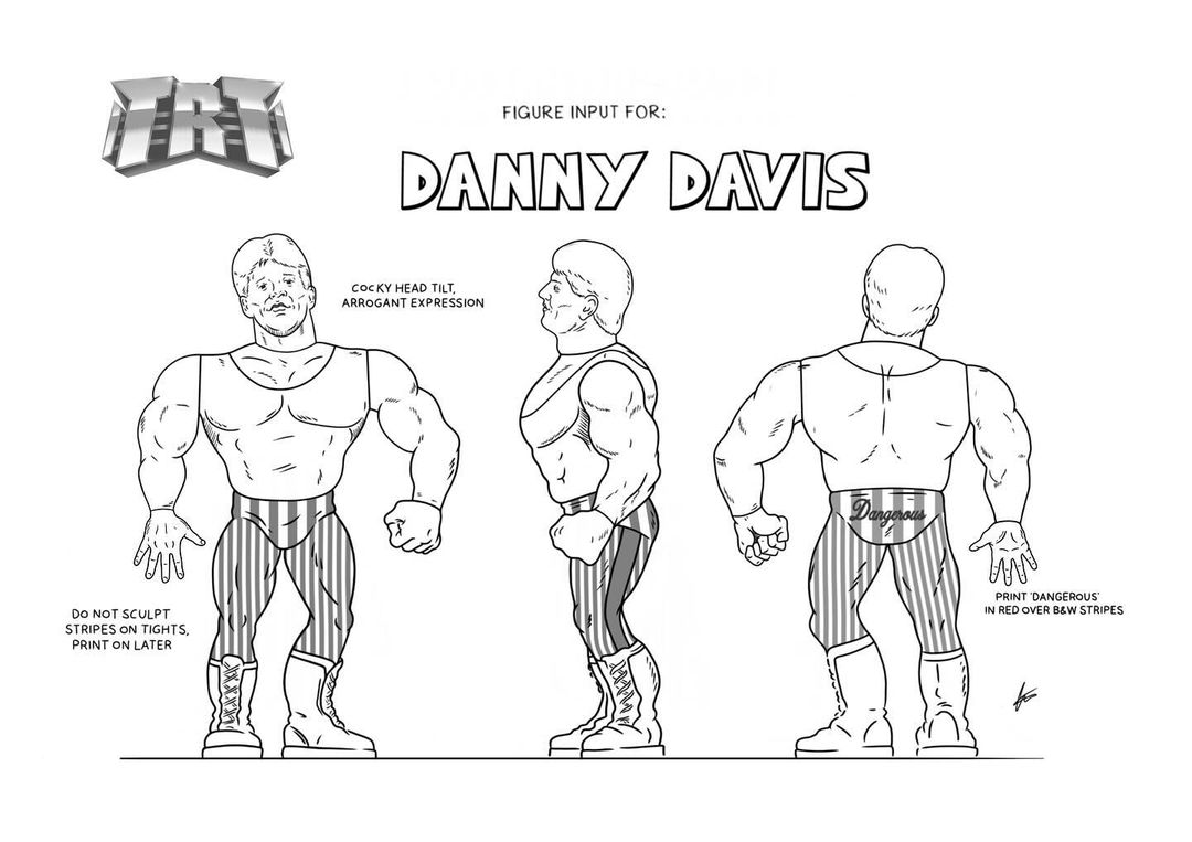 2025 Title Run Toys Series 1 "Dangerous" Danny Davis