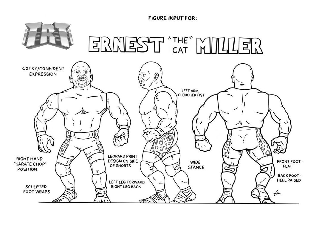 2025 Title Run Toys Series 1 Ernest "The Cat" Miller