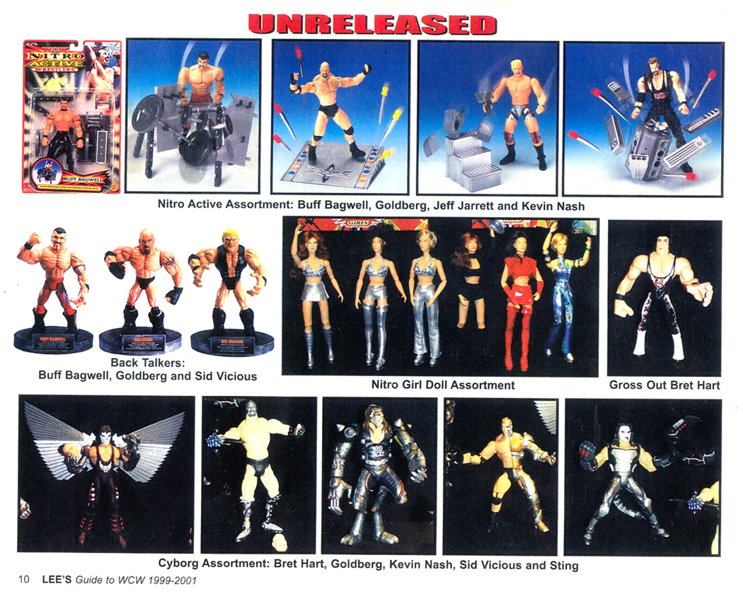 Unreleased WCW Toy Biz 12" Collector Edition Nitro Girl Doll Assortment