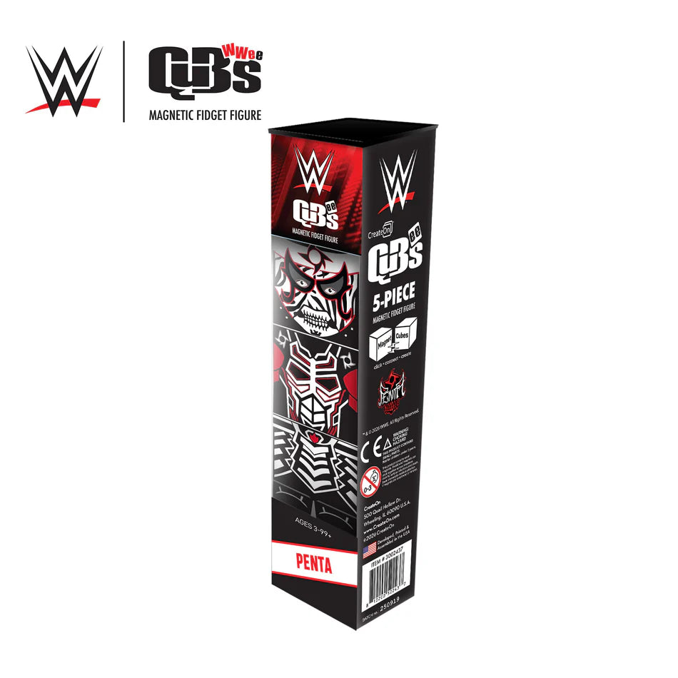 2026 WWE CreateOn QuBees Magnetic Fidget Figure Series 1 Penta