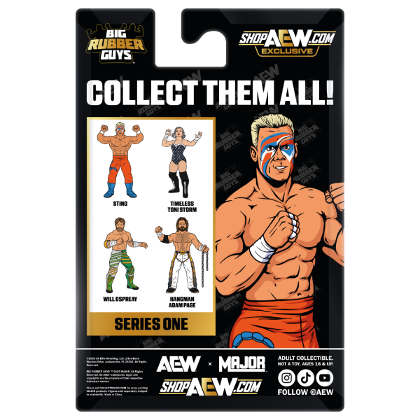 MAJOR AEW x Big Rubber Guys Series 1 Sting