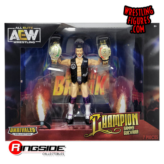 2023 AEW Jazwares Unrivaled Collection Ringside Exclusive #138 "TNT Champion" Sammy Guevara