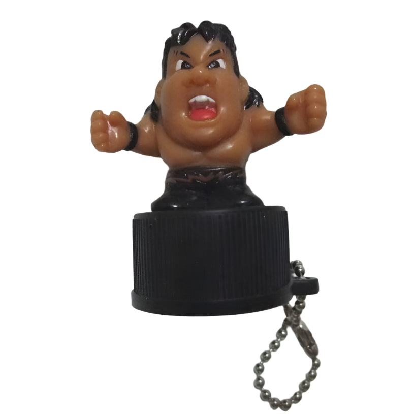 2000 NJPW CharaPro/IMA Corporation Satoshi Kojima Bottle Cap Keychain