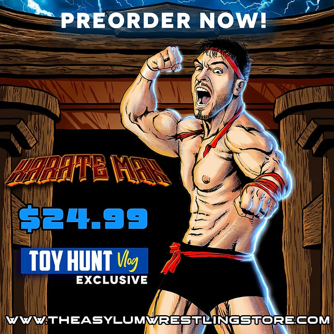 2026 Asylum All-Stars Toy Hunt Vlog Exclusive Karate Man