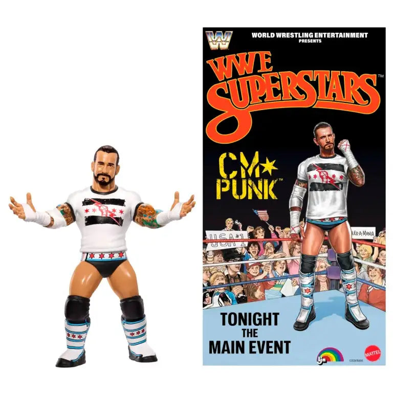 2026 Mattel LJN WWE Superstars Series 4 CM Punk