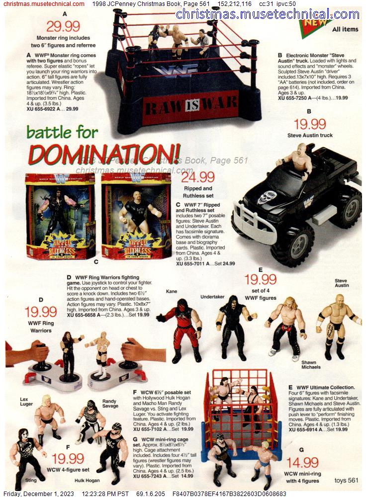 1998 WWF Jakks Pacific JC Penney Ultimate Collection Mailaway: Shawn Michaels, Kane, Stone Cold Steve Austin & Undertaker