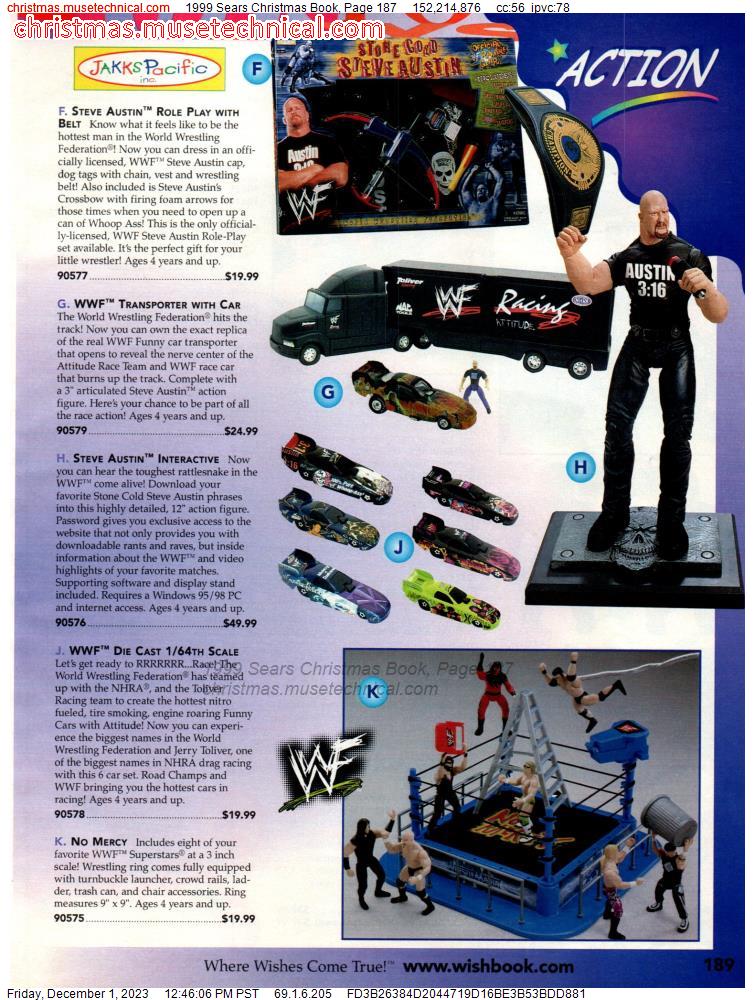 1999 WWF Jakks Pacific JC Penney/Sears Mailaway No Mercy Ring