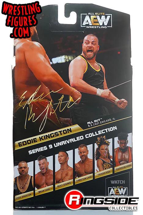 2022 AEW Jazwares Unrivaled Collection Series 9 #73 Eddie Kingston