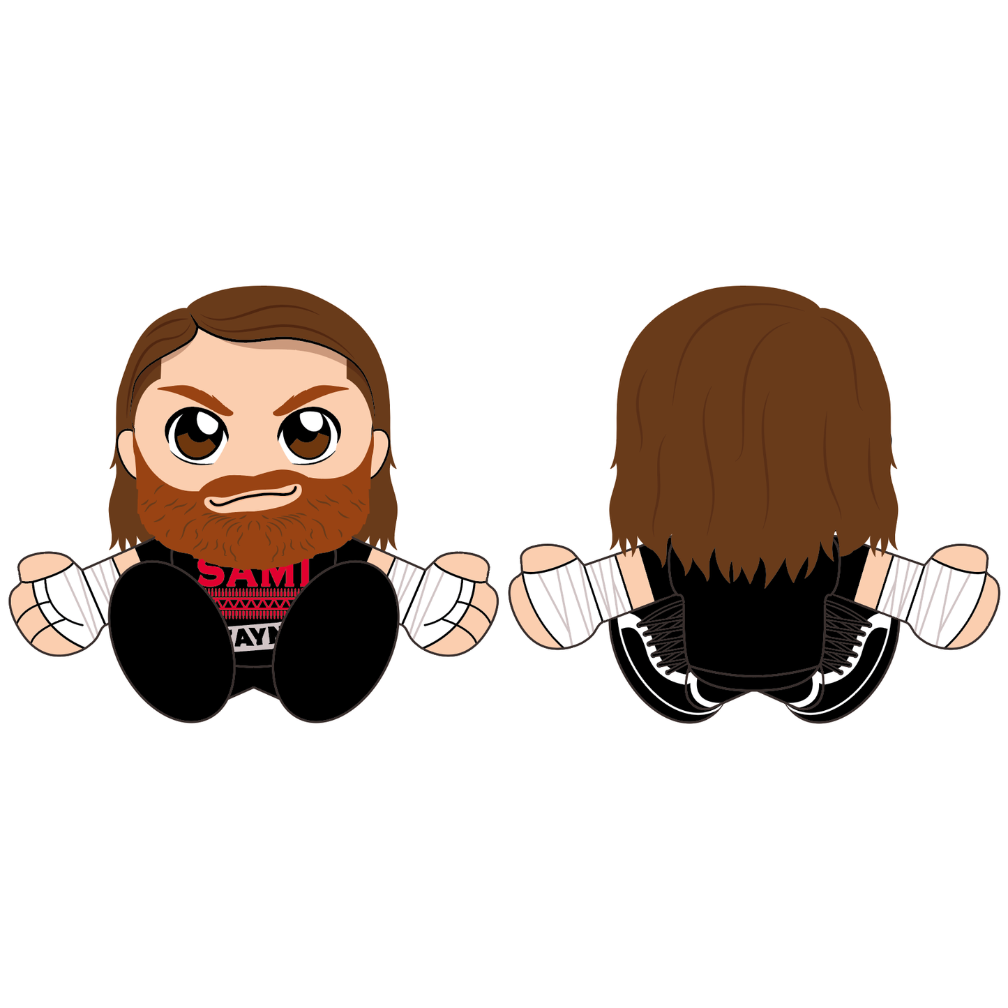 2023 WWE Uncanny Brands Kuricha Sitting Series 5 Sami Zayn